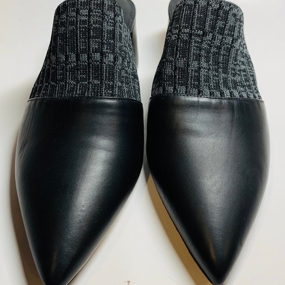 Vince Women’s Raven Black Leather Mule - Size: 6 - Picture 1 of 6